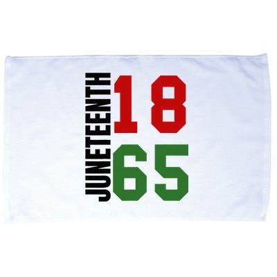 Black Proud African American for Juneteenth Microfiber Hand Towel