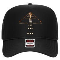 Best Pilot Art For Women Aviator Aviation Airplane Pilot High Crown Mesh Back Trucker Hat