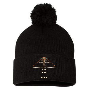 Best Pilot Art For Women Aviator Aviation Airplane Pilot Pom Pom 12in Knit Beanie