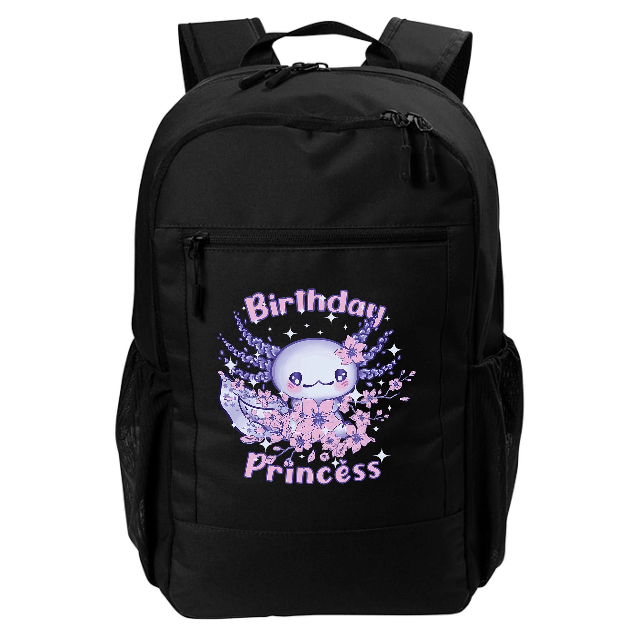 Birthday Princess And Axolotl Birthday Backpack