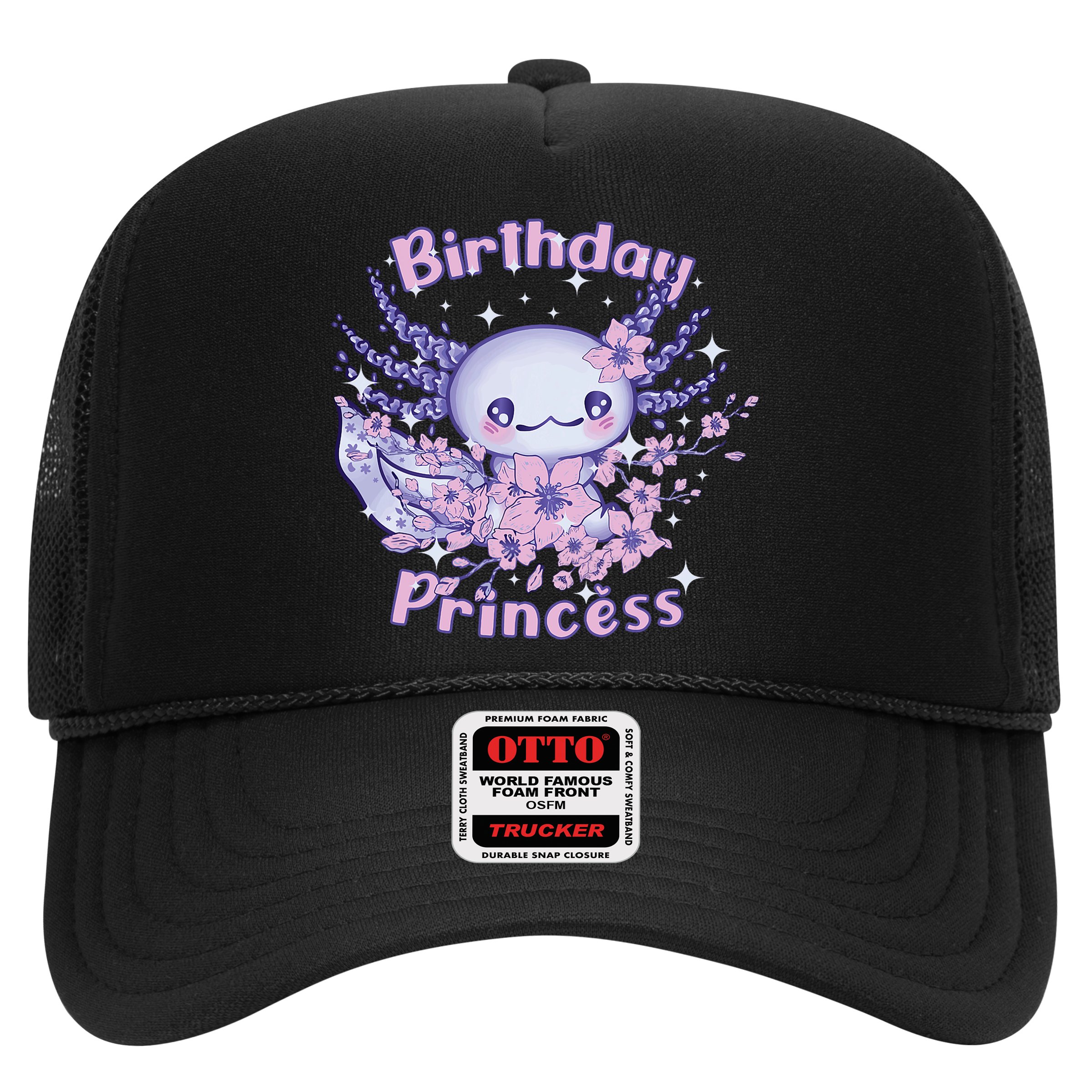 Birthday Princess And Axolotl Birthday Hat