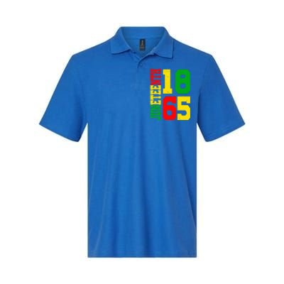 Black Proud African Pride American Juneteenth Gift Softstyle Adult Sport Polo