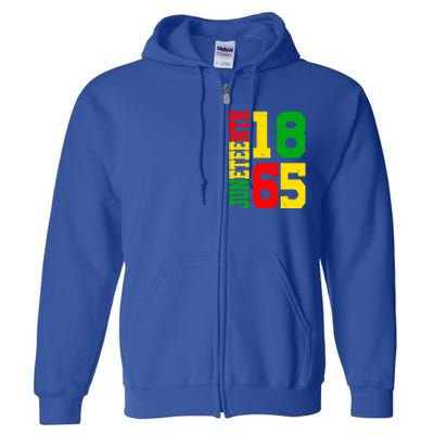 Black Proud African Pride American Juneteenth Gift Full Zip Hoodie