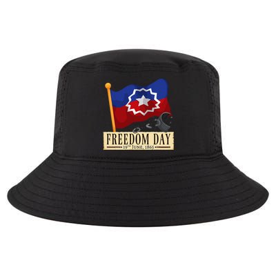 Black Proud African American for Juneteenth Flag Cool Comfort Performance Bucket Hat