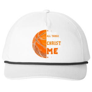 Basketball Player And Fans Funny For Dad Mom Gift Snapback Five-Panel Rope Hat