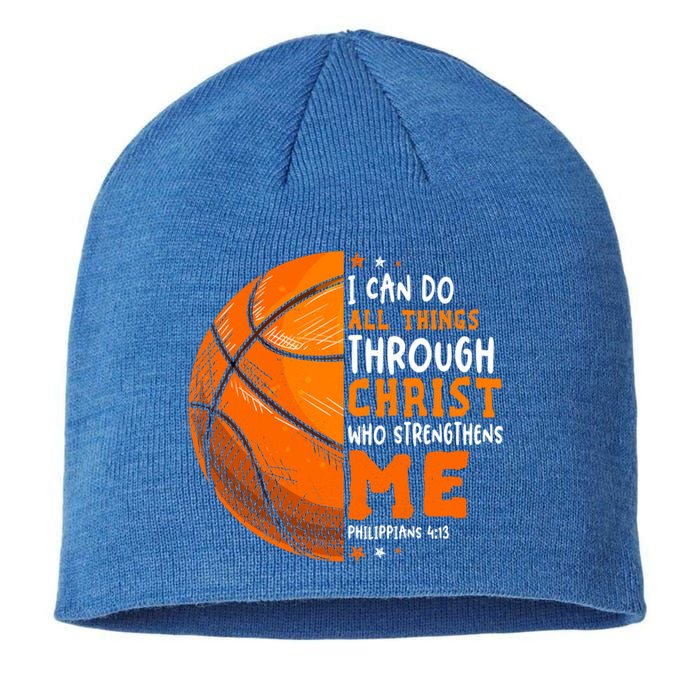 Basketball Player And Fans Funny For Dad Mom Gift Sustainable Beanie