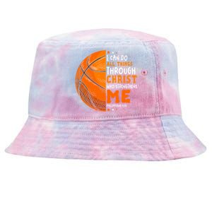 Basketball Player And Fans Funny For Dad Mom Gift Tie-Dyed Bucket Hat