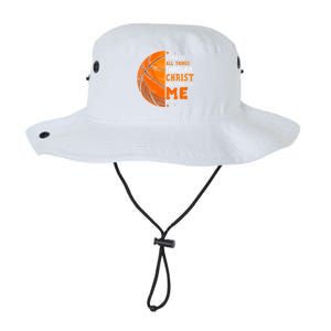 Basketball Player And Fans Funny For Dad Mom Gift Legacy Cool Fit Booney Bucket Hat