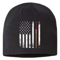 Billiards Pool American Flag Sustainable Beanie