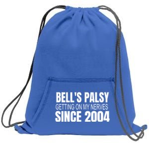 Bell's Palsy Awareness Facial Palsy Gift Sweatshirt Cinch Pack Bag