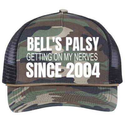 Bell's Palsy Awareness Facial Palsy Gift Retro Rope Trucker Hat Cap