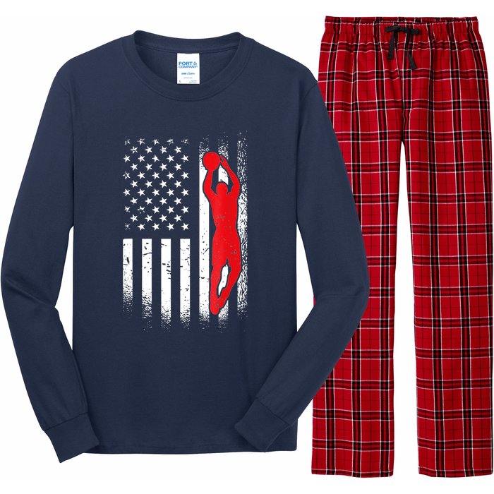 Basketball Player - American Basketball Lover Long Sleeve Pajama Set