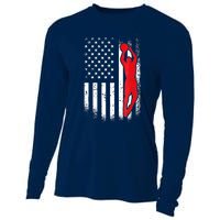 Basketball Player - American Basketball Lover Cooling Performance Long Sleeve Crew