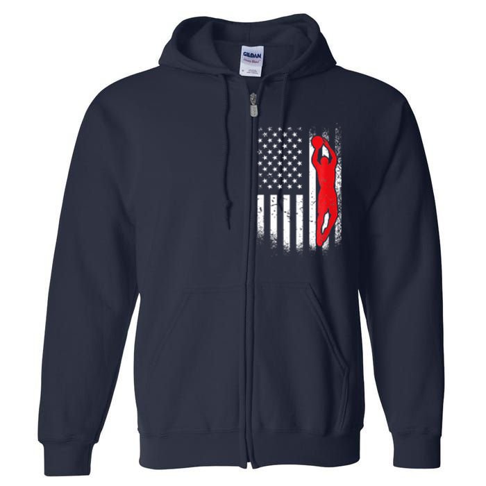 Basketball Player - American Basketball Lover Full Zip Hoodie