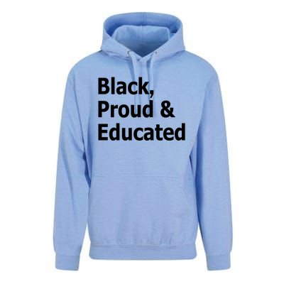 Black Proud And Educated African American Gift Unisex Surf Hoodie