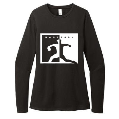 Baseball Pitcher Apparel Baseball Womens CVC Long Sleeve Shirt