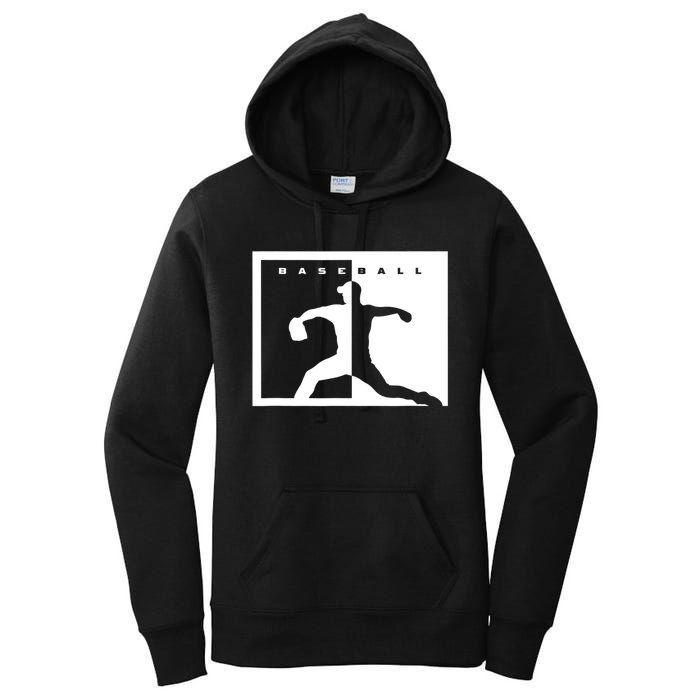 Baseball Pitcher Apparel Baseball Women's Pullover Hoodie