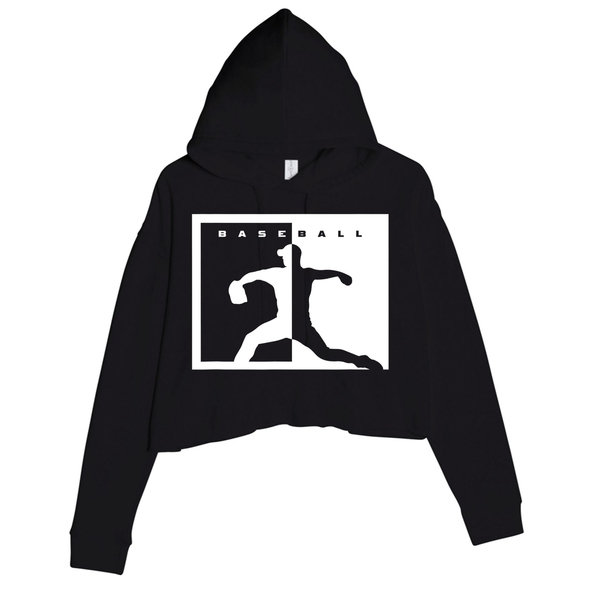 Baseball Pitcher Apparel Baseball Crop Fleece Hoodie