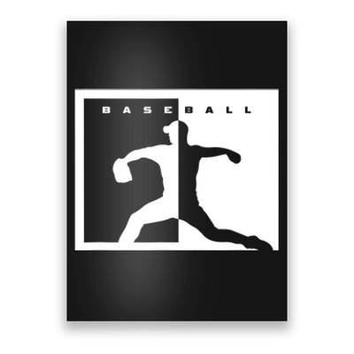 Baseball Pitcher Apparel Baseball Poster