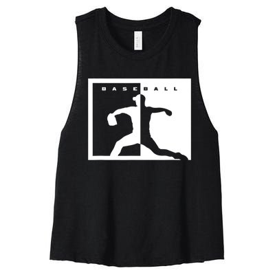 Baseball Pitcher Apparel Baseball Women's Racerback Cropped Tank