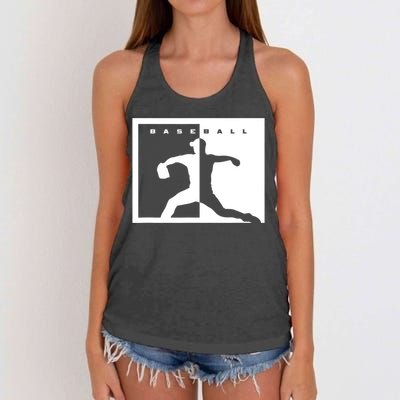 Baseball Pitcher Apparel Baseball Women's Knotted Racerback Tank