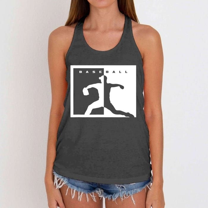 Baseball Pitcher Apparel Baseball Women's Knotted Racerback Tank