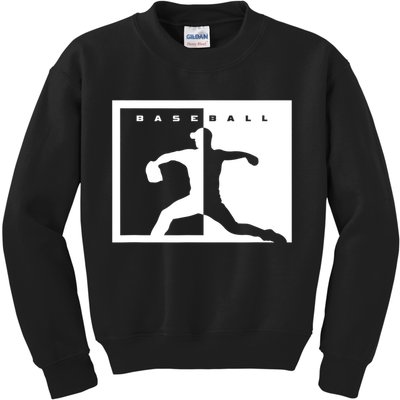 Baseball Pitcher Apparel Baseball Kids Sweatshirt