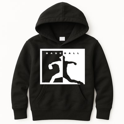 Baseball Pitcher Apparel Baseball Kids Hoodie