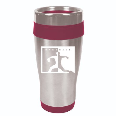 Baseball Pitcher Apparel Baseball 16oz Travel Tumbler