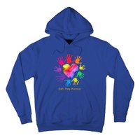 Bell's Palsy Awareness Hands Bell's Palsy Gift Funny Gift Hoodie