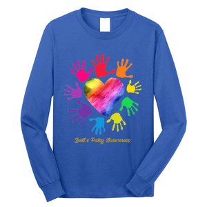 Bell's Palsy Awareness Hands Bell's Palsy Gift Funny Gift Long Sleeve Shirt