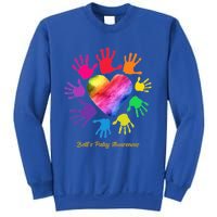 Bell's Palsy Awareness Hands Bell's Palsy Gift Funny Gift Sweatshirt