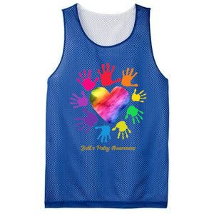 Bell's Palsy Awareness Hands Bell's Palsy Gift Funny Gift Mesh Reversible Basketball Jersey Tank