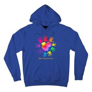 Bell's Palsy Awareness Hands Bell's Palsy Gift Funny Gift Tall Hoodie