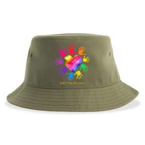 Bell's Palsy Awareness Hands Bell's Palsy Gift Funny Gift Sustainable Bucket Hat