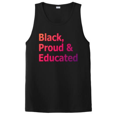 Black Proud And Educated African American Cool Gift PosiCharge Competitor Tank