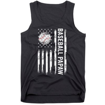 Baseball Papaw American Best Baseball Papaw Father's Day Tank Top