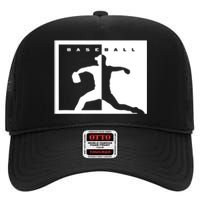 Baseball Pitcher Apparel Baseball High Crown Mesh Back Trucker Hat