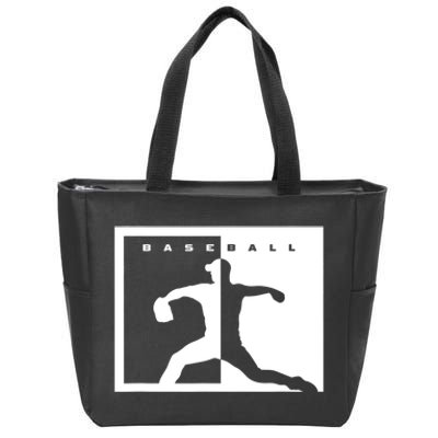 Baseball Pitcher Apparel Baseball Zip Tote Bag