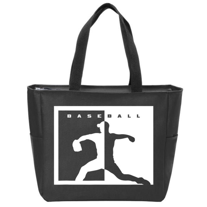 Baseball Pitcher Apparel Baseball Zip Tote Bag