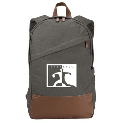 Baseball Pitcher Apparel Baseball Cotton Canvas Backpack