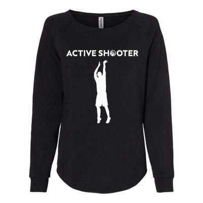 Basketball Player Active Shooter Basketball Lovers Men Women Womens California Wash Sweatshirt