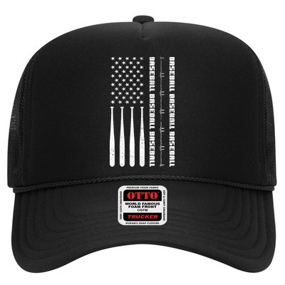 Baseball Player American Flag Patriotic Boy Baseball Hat