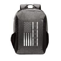 Baseball Player American Flag Patriotic Boy Baseball Vector Backpack