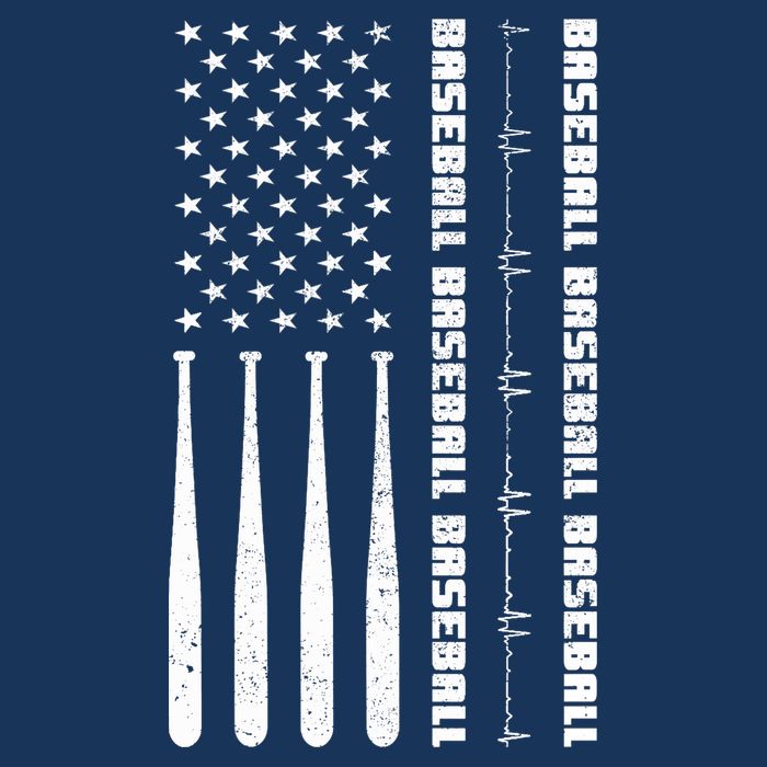 Baseball Player American Flag Patriotic Boy Baseball Sweatshirt