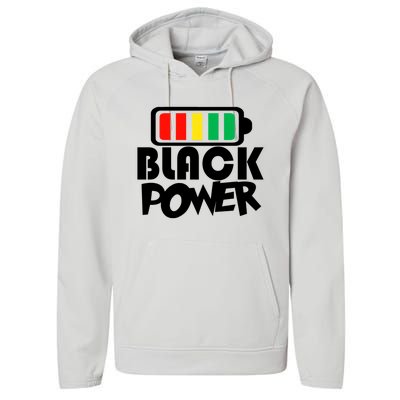 Black Power Afro American Melanin Black Lives Matter Gift Performance Fleece Hoodie