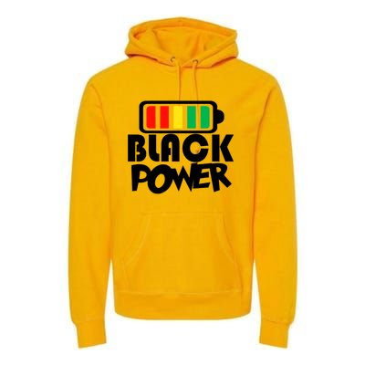 Black Power Afro American Melanin Black Lives Matter Gift Premium Hoodie