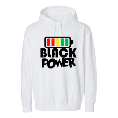 Black Power Afro American Melanin Black Lives Matter Gift Garment-Dyed Fleece Hoodie