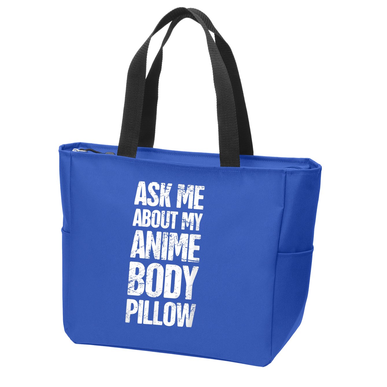 Body Pillow Anime Weeaboo Waifu Zip Tote Bag