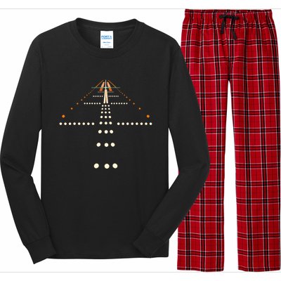 Best Pilot Art Aviator Aviation Airplane Pilot Long Sleeve Pajama Set